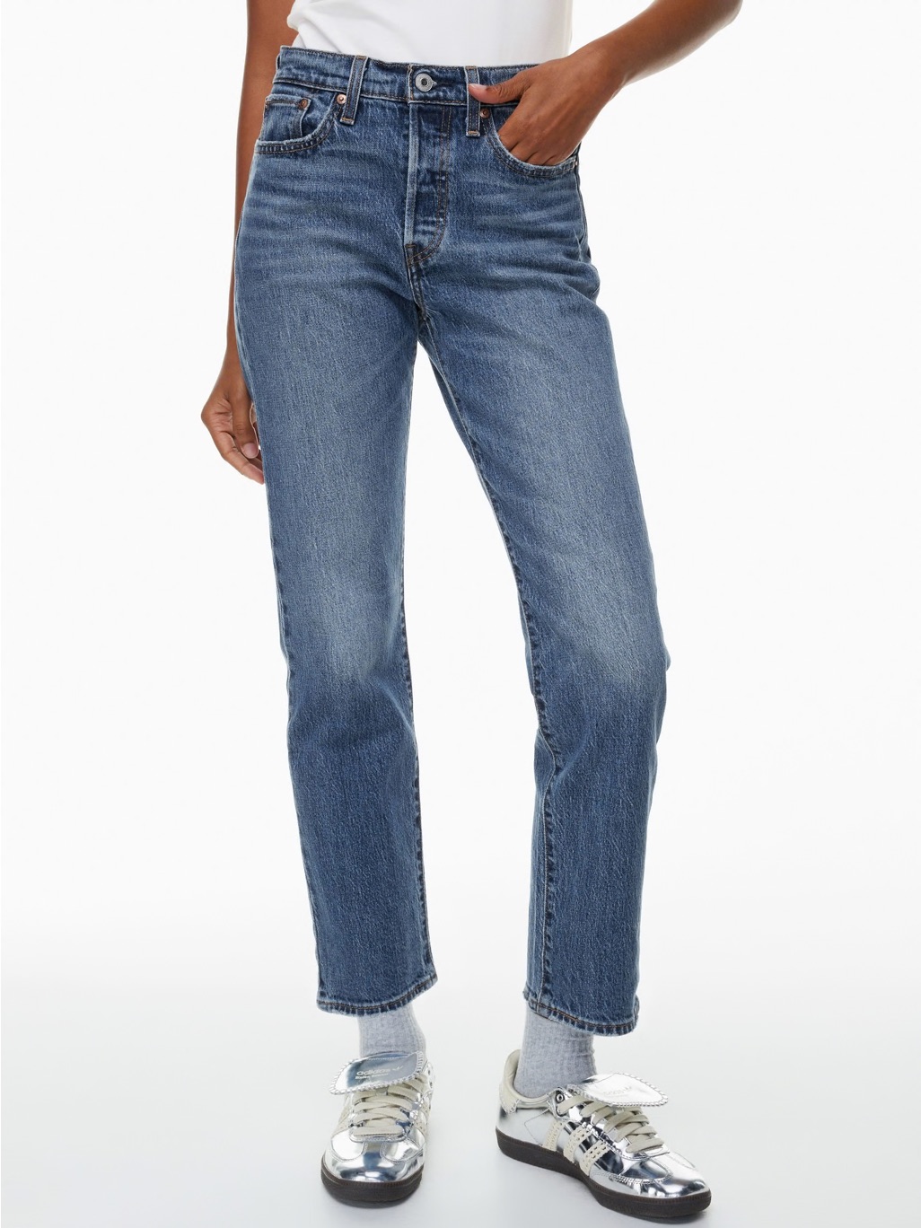 Levis Wedgie Straight HighRise Straight Jeans Levis Wedgie Straight HighRise Straight Jeans